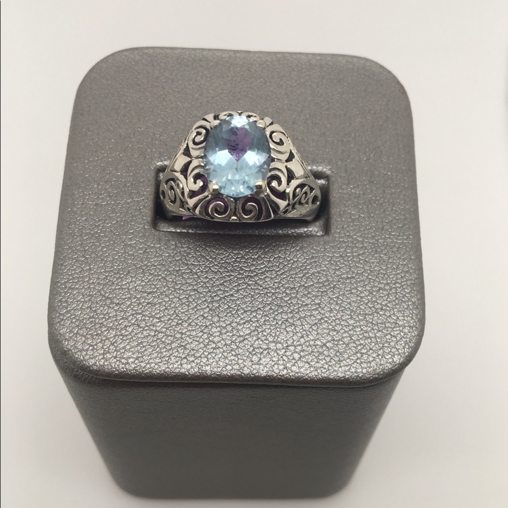 Sterling silver Blue Topaz ring